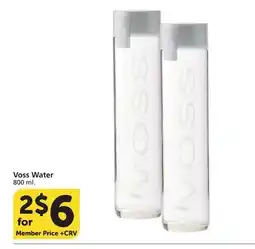 Albertsons Voss Water offer