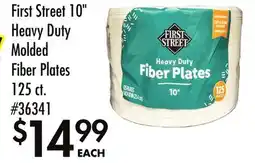 Smart & Final First Street 10 Heavy Duty Molded Fiber Plates offer