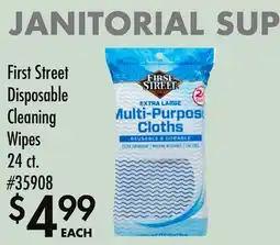 Smart & Final First Street Disposable Cleaning Wipes offer