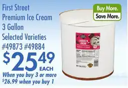 Smart & Final First Street Premium Ice Cream offer