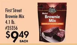 Smart & Final First Street Brownie Mix offer
