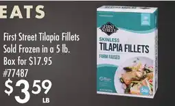 Smart & Final First Street Tilapia Fillets offer