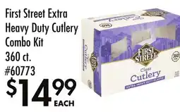 Smart & Final First Street Extra Heavy Duty Cutlery Combo Kit offer