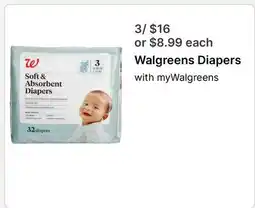 Walgreens Walgreens Diapers offer