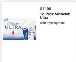 Walgreens 12-Pack Michelob Ultra offer