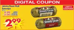 Superior Grocers Jimmy Dean Roll Sausage offer
