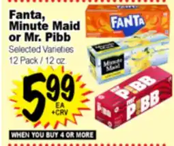 Superior Grocers Fanta, Minute Maid or Mr. Pibb offer