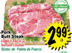 Superior Grocers Pork Butt Steak offer