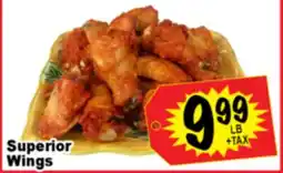 Superior Grocers Superior Wings offer