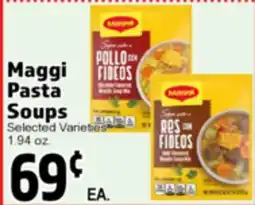 Superior Grocers Maggi Pasta Soups offer