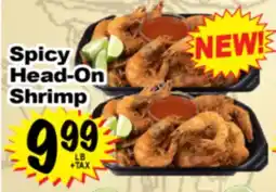 Superior Grocers Spicy Head-On Shrimp offer