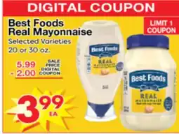 Superior Grocers Best Foods Real Mayonnaise offer