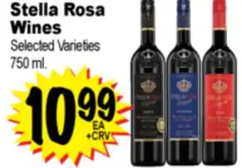 Superior Grocers Stella Rosa Wines offer