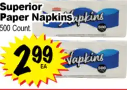 Superior Grocers Superior Paper Napkins offer