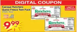 Superior Grocers Cacique Ranchero Queso Fresco Pack offer