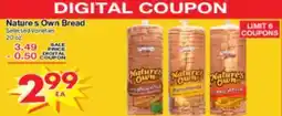 Superior Grocers Nature's Own Bread offer