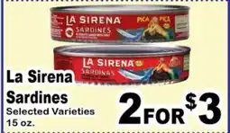 Superior Grocers La Sirena Sardines offer