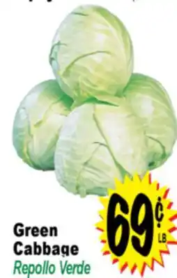 Superior Grocers Green Cabbage offer