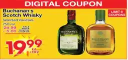 Superior Grocers Buchanan's Scotch Whisky offer