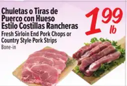 El Super Chuletas o Tiras dePuerco con Hueso Estilo Costillas Rancheras offer