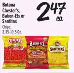 El Super Chester's, Baken-Ets or Santitas Chips offer