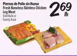 El Super Fresh Boneless Skinless Chicken Leg Meat offer
