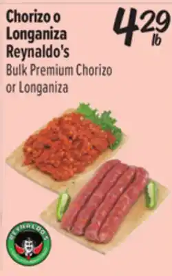 El Super Reynaldo's Bulk Premium Chorizo or Longaniza offer