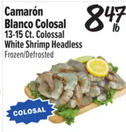El Super Colossal White Shrimp Headless offer