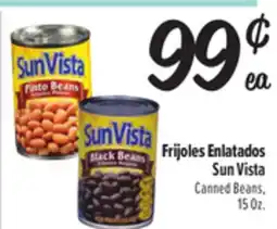 El Super Sun Vista Canned Beans offer
