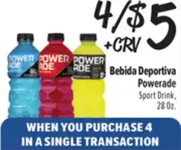 El Super Sport Drink offer