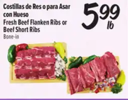 El Super Fresh Beef Flanken Ribs or Beef Short Ribs offer