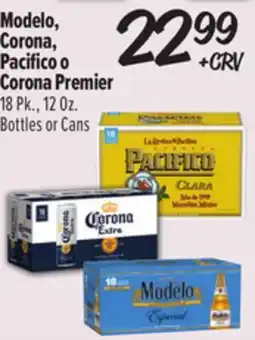 El Super Modelo, Corona, Pacifico o Corona Premier offer