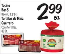 El Super Bar-S Bacon, 8.8Oz., Guerrero Corn Tortillas, 80 Ct offer