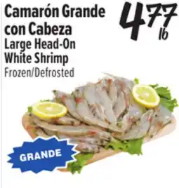 El Super Large Head-On White Shrimp offer