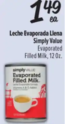 El Super Evaporated Filled Milk offer