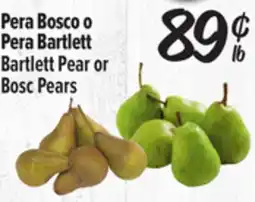 El Super Bartlett Pear or Bosc Pears offer