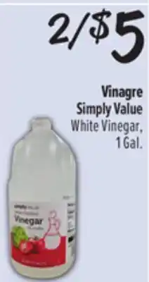 El Super Simply Value White Vinegar offer