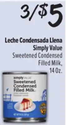 El Super Simply Value Sweetened Condensed Filled Milk offer