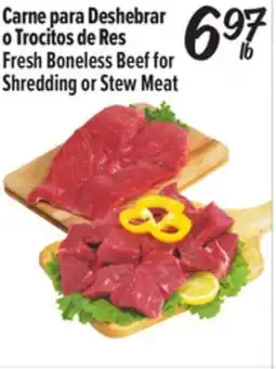 El Super Fresh Boneless Beef for Shredding or Stew Meat offer