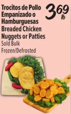 El Super Breaded Chicken Nuggets or Patties offer