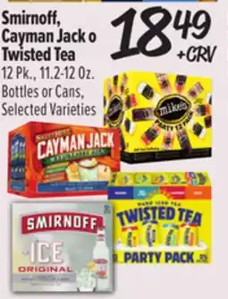 El Super Smirnoff, Cayman Jack o Twisted Tea offer