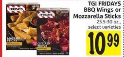 Foodmaxx TGI FRIDAYS BBQ Wings or Mozzarella Sticks offer