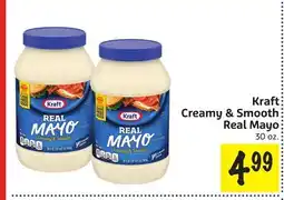 Foodmaxx Kraft Creamy & Smooth Real Mayo offer