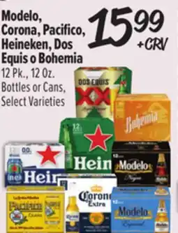 El Super Modelo, Corona, Pacifico, Heineken, Dos Equis o Bohemia offer