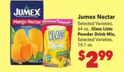 Vallarta Supermarkets Jumex Nectar offer