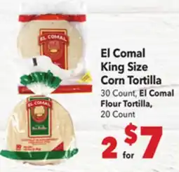 Vallarta Supermarkets El Comal King Size Corn Tortilla offer