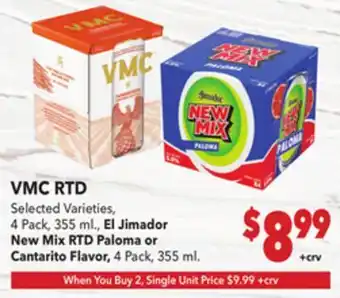 Vallarta Supermarkets VMC RTD offer