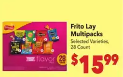 Vallarta Supermarkets Frito Lay Multipacks offer