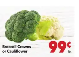 Vallarta Supermarkets Broccoli Crowns or Cauliflower offer