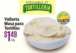 Vallarta Supermarkets Vallarta Masa para Tortillas offer